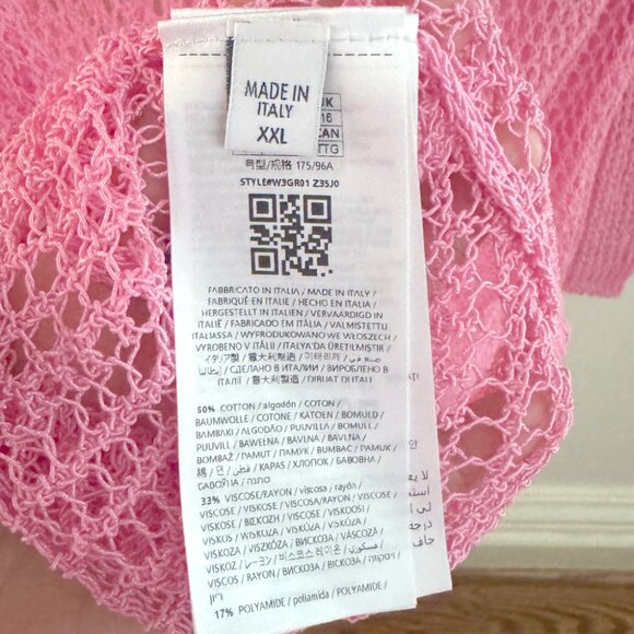 Guess Pink Scoop Neck Sweater - Picture 6 of 6